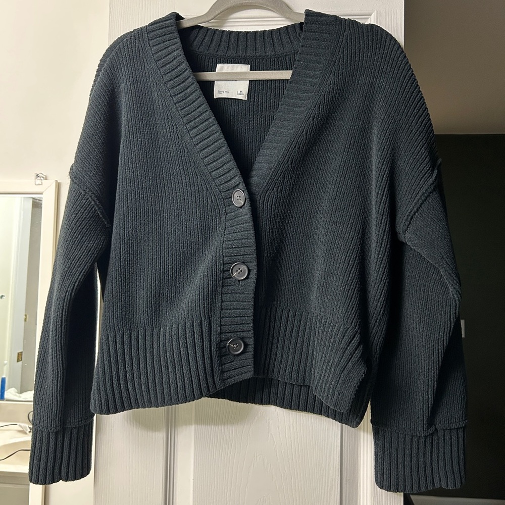 A&F Chenille Cardigan